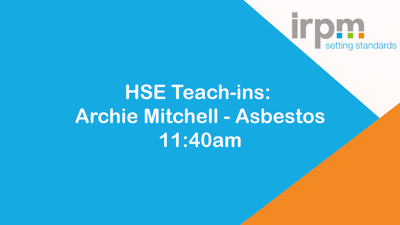 HSE Teach-ins: Archie Mitchell - Asbestos